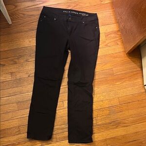 Falls Creek dark brown Straight-Leg Trousers